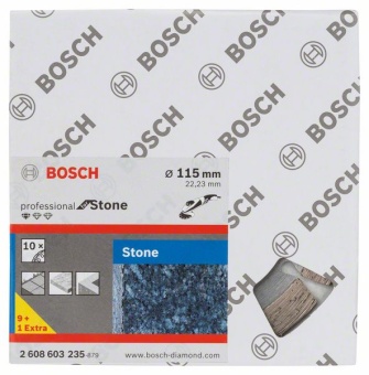2608603235 Алмазный отрезной круг Standard for Stone 115 x 22,23 x 1,6 x 10 mm 2.608.603.235